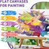 imageESRICH Canvases for Painting 11x14 30 Pack Canvas Boards for Painting Cotton Primed Acid Free Blank Canvas Panels for Oil Paint Watercolor Acrylic Paint Gouache and Tempera11x14
