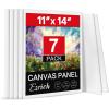imageESRICH Canvases for Painting 11x14 30 Pack Canvas Boards for Painting Cotton Primed Acid Free Blank Canvas Panels for Oil Paint Watercolor Acrylic Paint Gouache and Tempera11x14