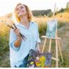 imageESRICH Canvases for Painting 8Pack Painting Canvas with 9x128x104x6Canvas Panels for Oil PaintWatercolorAcrylic PaintGouache and Tempera20 Packs Canvas Panel  6 Sizes