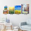 imageESRICH Canvases for Painting 8Pack Painting Canvas with 9x128x104x6Canvas Panels for Oil PaintWatercolorAcrylic PaintGouache and Tempera21 Packs Canvas Panel  7 Sizes3 of Each