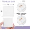 imageESRICH Mini Canvases for Painting Canvas in Bulk 32Pack 3x3In 25In Profile Small Square Canvas Blank Canvases are Great for School Projects and Kids Birthday Parties Home Decor Project3x3in32 Packs