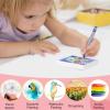 imageESRICH Mini Canvases for Painting Canvas in Bulk 32Pack 3x3In 25In Profile Small Square Canvas Blank Canvases are Great for School Projects and Kids Birthday Parties Home Decor Project24x24in100 Packs