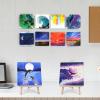 imageESRICH Mini Canvases for Painting Mini Canvas Bulk 200 Pack 24x24In 25In Profile Small Square Canvas Blank Canvases are Great for School Projects and Kids Birthday Parties Home Decor Project5x5in36 Packs