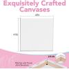 imageESRICH Mini Canvases for Painting Mini Canvas Bulk 200 Pack 24x24In 25In Profile Small Square Canvas Blank Canvases are Great for School Projects and Kids Birthday Parties Home Decor Project4x4in48 Packs