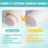 imageESRICH Professional Linen Canvas for Painting 5 Pack Linen Canvas Panels 11x14 Primed Acid Free Blank Canvas Boards for Painting for Artists Painters11x14in 5Pack