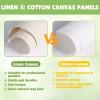 imageESRICH Professional Linen Canvas for Painting 5 Pack Linen Canvas Panels 11x14 Primed Acid Free Blank Canvas Boards for Painting for Artists Painters8x10in 5Pack