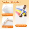 imageESRICH Small Stretched Canvas for Painting 6x6 inch 25Profile Art Primed 6 Pack Canvases for Painting Cotton Small Professional Blank Paint Canvas for Kids and Art Supplies for Acrylics Oils6x6in6P