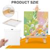 imageESRICH Stretched Canvas 6 Pack 8x8 Primed AcidFree Wood Framed Blank Canvas Art Canvases for Beginners Artists Used for Oil Acrylic Paint Pouring Painting8 Packs Stretched Canvas  66in