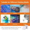imageESRICH Stretched Canvas 6 Pack 8x8 Primed AcidFree Wood Framed Blank Canvas Art Canvases for Beginners Artists Used for Oil Acrylic Paint Pouring Painting20 Packs Stretched Canvas  2424in