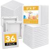 imageESRICH Mini Canvases for Painting Mini Canvas Bulk 200 Pack 24x24In 25In Profile Small Square Canvas Blank Canvases are Great for School Projects and Kids Birthday Parties Home Decor Project5x5in36 Packs