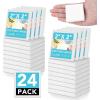 imageESRICH Small Stretched Canvas for Painting 6x6 inch 25Profile Art Primed 6 Pack Canvases for Painting Cotton Small Professional Blank Paint Canvas for Kids and Art Supplies for Acrylics Oils2x2in24P