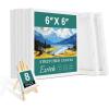 8 Packs Stretched Canvas - 6*6in