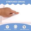 imageESRICH Stretched Canvas for Painting 32x48 Inch 3Pack Large Canvas for Painting Primed AcidFree Cotton Blank Canvases Art Paint Canvases for Oil PaintWatercolorAcrylic PaintGouache and Tempera8x10in60Pack