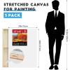 imageESRICH Stretched Canvas for Painting 5x7 60 Pack Small Canvases for Painting 58 Profile Primed AcidFree Blank Painting Canvas for Kids amp Artists for Decorations Painting Parties3Pack30X40 Canvas
