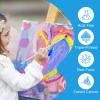 imageESRICH Stretched Canvas for Painting 5x7 60 Pack Small Canvases for Painting 58 Profile Primed AcidFree Blank Painting Canvas for Kids amp Artists for Decorations Painting Parties60Pack5x7 Canvas