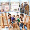 imageESRICH 10x10 Stretched Canvas for Painting 2 Pack Square Canvas for Painting Primed AcidFree Framed Blank Canvas Art Canvases for Beginners amp Artists to Paint Oil Acrylic Pouring Painting9x12in