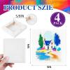 imageESRICH 10x10 Stretched Canvas for Painting 2 Pack Square Canvas for Painting Primed AcidFree Framed Blank Canvas Art Canvases for Beginners amp Artists to Paint Oil Acrylic Pouring Painting5x5in