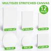 imageESRICH 10x10 Stretched Canvas for Painting 2 Pack Square Canvas for Painting Primed AcidFree Framed Blank Canvas Art Canvases for Beginners amp Artists to Paint Oil Acrylic Pouring Painting4x4in 5x7in 8x10in 11x14in D8in D10in
