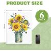 imageESRICH Canvas for Painting 2 Pack Square Canvas Boards for Painting 12x12 100 Cotton Primed Acid Free Blank Canvas Panels for Oil Paint Watercolor Acrylic Paint Gouache and Tempera1620in 6pack