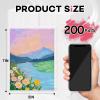 imageESRICH Canvas for Painting 2 Pack Square Canvas Boards for Painting 12x12 100 Cotton Primed Acid Free Blank Canvas Panels for Oil Paint Watercolor Acrylic Paint Gouache and Tempera57in 200pack