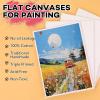 imageESRICH Canvas for Painting 2 Pack Square Canvas Boards for Painting 12x12 100 Cotton Primed Acid Free Blank Canvas Panels for Oil Paint Watercolor Acrylic Paint Gouache and Tempera57in 200pack