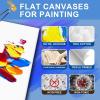 imageESRICH Canvas for Painting 2 Pack Square Canvas Boards for Painting 12x12 100 Cotton Primed Acid Free Blank Canvas Panels for Oil Paint Watercolor Acrylic Paint Gouache and Tempera1114in 2pack