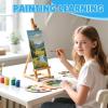 imageESRICH Canvas for Painting 2 Pack Square Canvas Boards for Painting 12x12 100 Cotton Primed Acid Free Blank Canvas Panels for Oil Paint Watercolor Acrylic Paint Gouache and Tempera412in 8pack