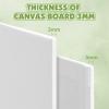 imageESRICH Canvas for Painting 2 Pack Square Canvas Boards for Painting 12x12 100 Cotton Primed Acid Free Blank Canvas Panels for Oil Paint Watercolor Acrylic Paint Gouache and Tempera1620in 6pack