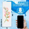 imageESRICH Canvas for Painting 2 Pack Square Canvas Boards for Painting 12x12 100 Cotton Primed Acid Free Blank Canvas Panels for Oil Paint Watercolor Acrylic Paint Gouache and Tempera412in 8pack