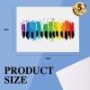 imageESRICH Canvas for Painting 2 Pack Square Canvas Boards for Painting 12x12 100 Cotton Primed Acid Free Blank Canvas Panels for Oil Paint Watercolor Acrylic Paint Gouache and Tempera810in 5pack